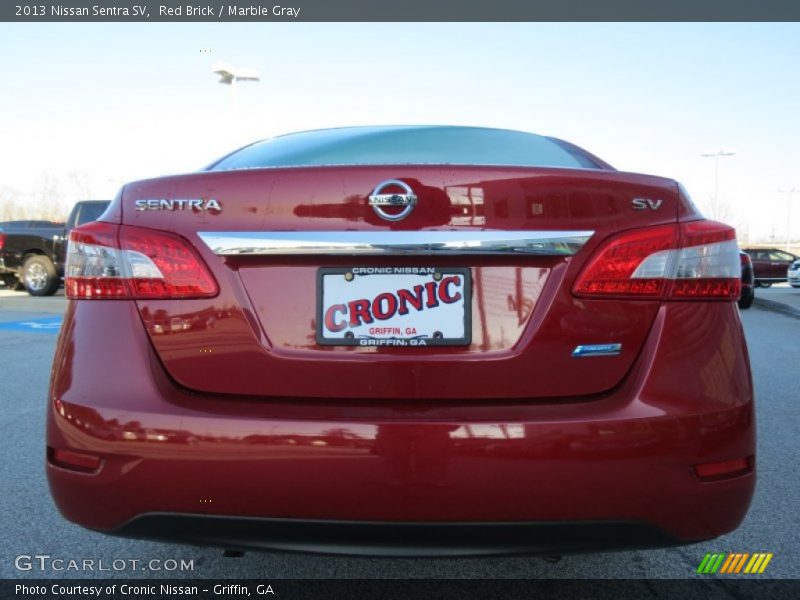 Red Brick / Marble Gray 2013 Nissan Sentra SV