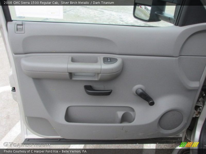 Silver Birch Metallic / Dark Titanium 2008 GMC Sierra 1500 Regular Cab