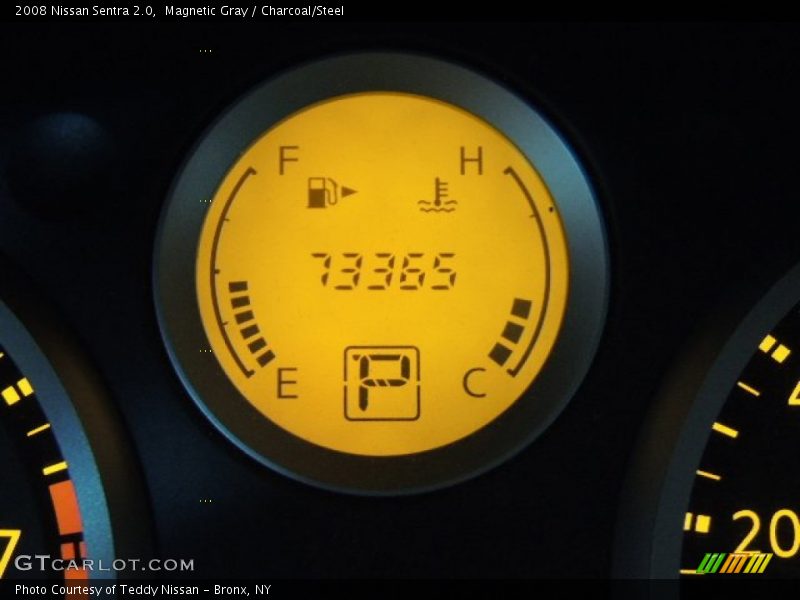 Magnetic Gray / Charcoal/Steel 2008 Nissan Sentra 2.0
