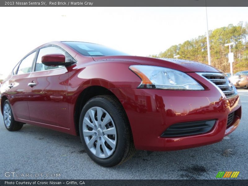Red Brick / Marble Gray 2013 Nissan Sentra SV