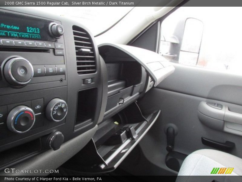 Silver Birch Metallic / Dark Titanium 2008 GMC Sierra 1500 Regular Cab