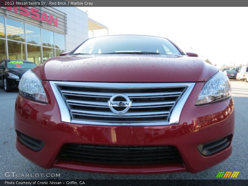 Red Brick / Marble Gray 2013 Nissan Sentra SV