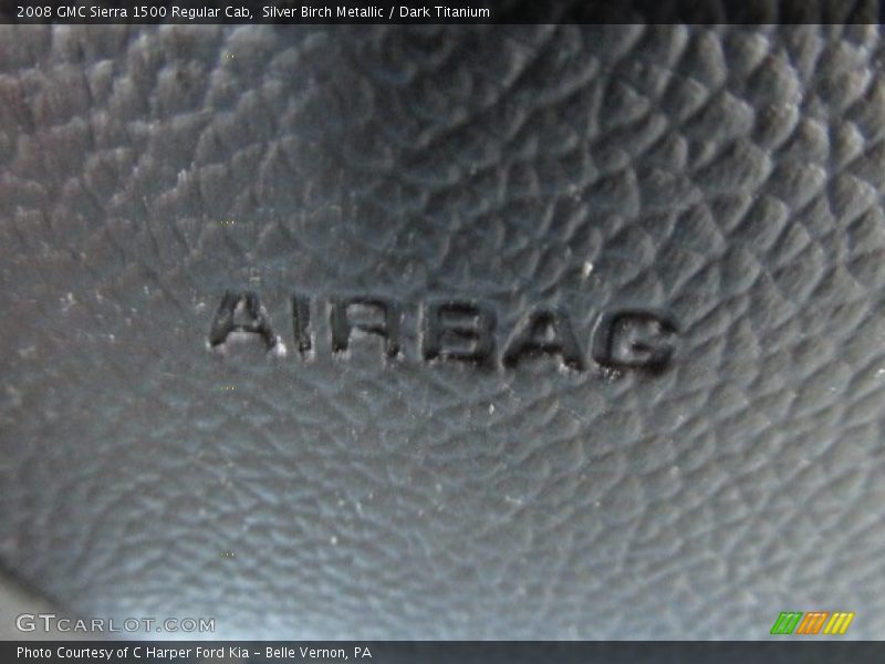 Silver Birch Metallic / Dark Titanium 2008 GMC Sierra 1500 Regular Cab