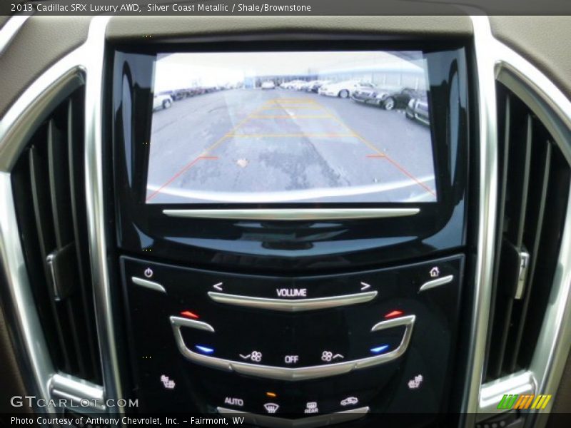 Silver Coast Metallic / Shale/Brownstone 2013 Cadillac SRX Luxury AWD