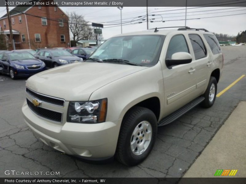 Champagne Silver Metallic / Ebony 2013 Chevrolet Tahoe LS 4x4