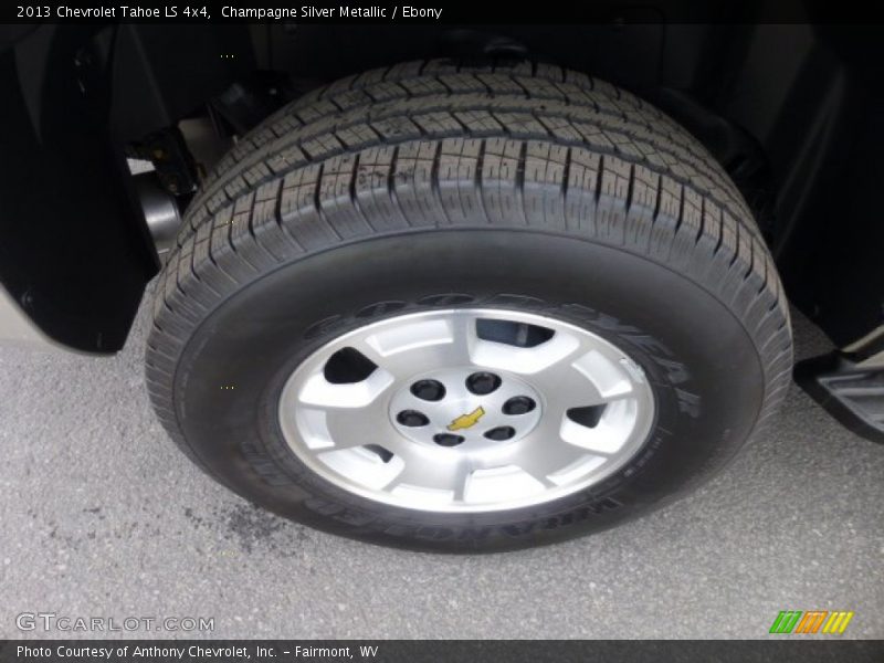 Champagne Silver Metallic / Ebony 2013 Chevrolet Tahoe LS 4x4