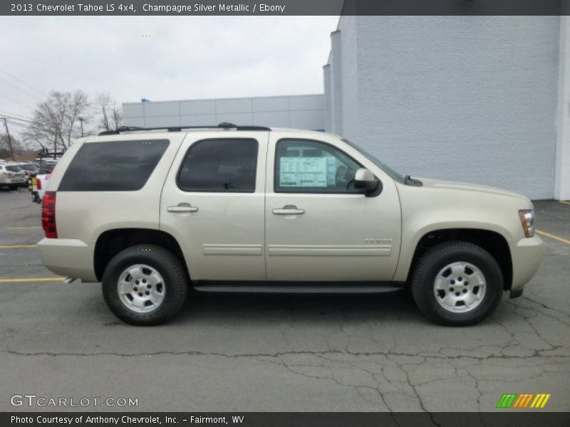 Champagne Silver Metallic / Ebony 2013 Chevrolet Tahoe LS 4x4