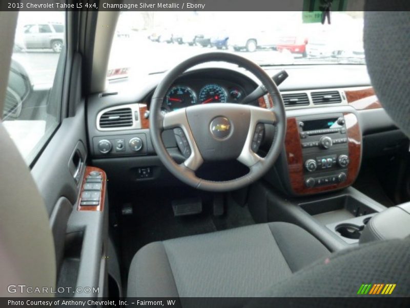 Champagne Silver Metallic / Ebony 2013 Chevrolet Tahoe LS 4x4