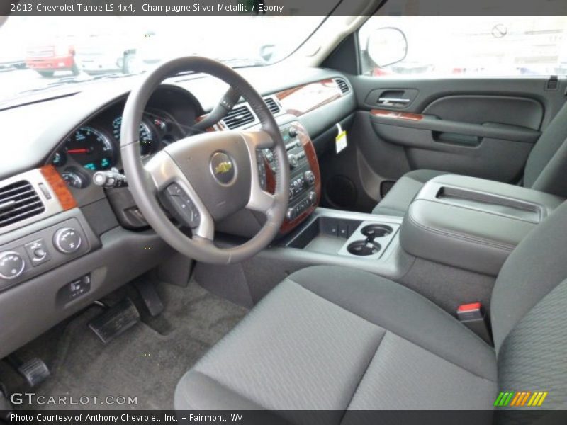 Champagne Silver Metallic / Ebony 2013 Chevrolet Tahoe LS 4x4
