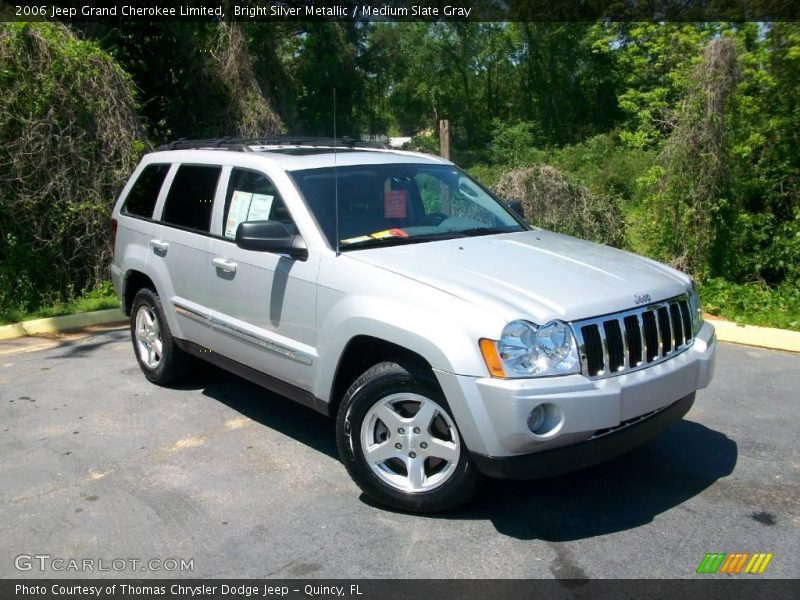 Bright Silver Metallic / Medium Slate Gray 2006 Jeep Grand Cherokee Limited