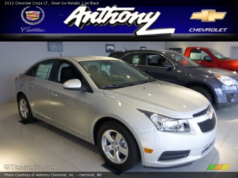 Silver Ice Metallic / Jet Black 2013 Chevrolet Cruze LT
