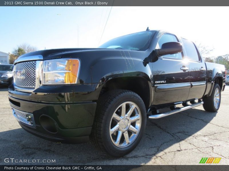 Onyx Black / Ebony 2013 GMC Sierra 1500 Denali Crew Cab