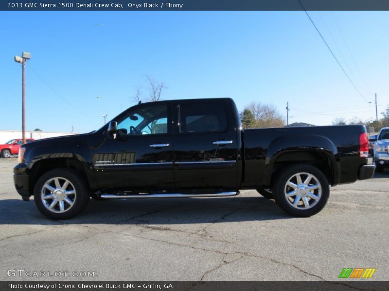 Onyx Black / Ebony 2013 GMC Sierra 1500 Denali Crew Cab