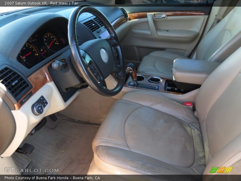 Red Jewel / Tan 2007 Saturn Outlook XR