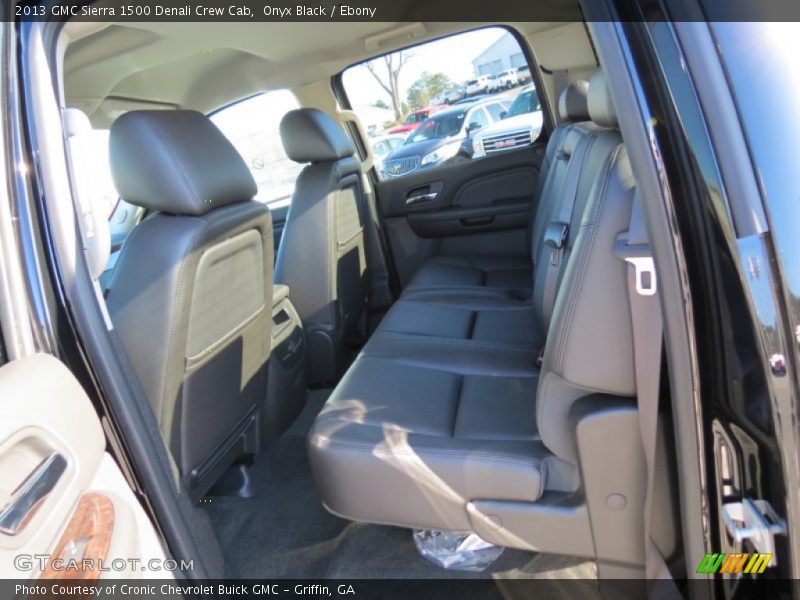 Rear Seat of 2013 Sierra 1500 Denali Crew Cab