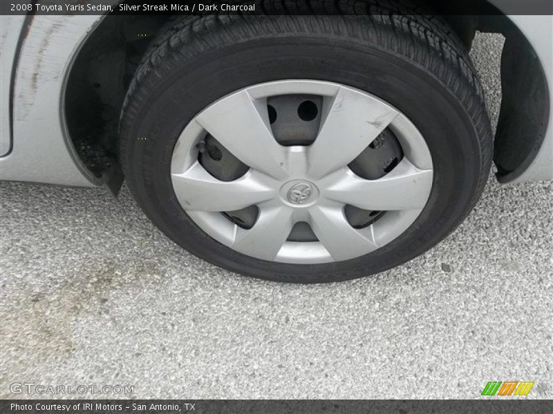 Silver Streak Mica / Dark Charcoal 2008 Toyota Yaris Sedan