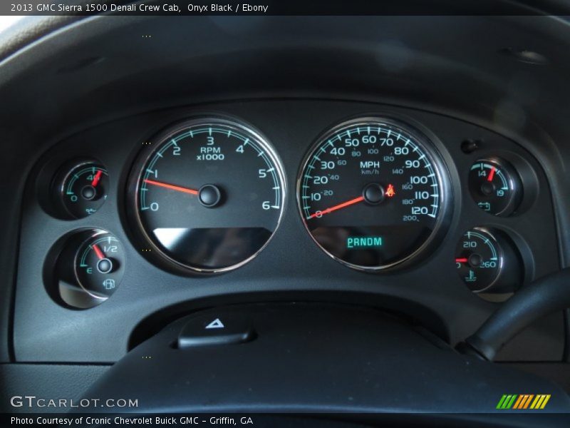 Onyx Black / Ebony 2013 GMC Sierra 1500 Denali Crew Cab