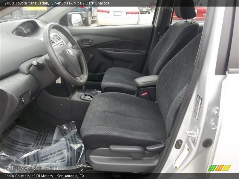 Silver Streak Mica / Dark Charcoal 2008 Toyota Yaris Sedan