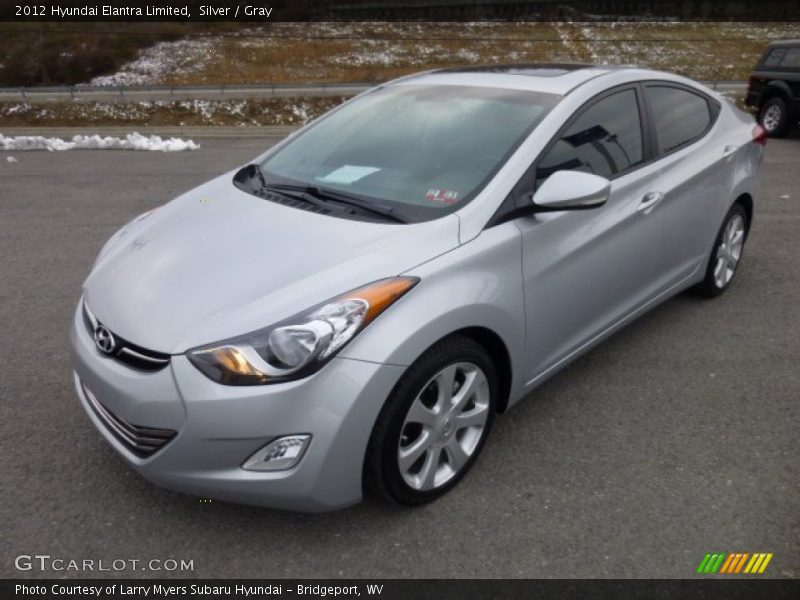 Silver / Gray 2012 Hyundai Elantra Limited