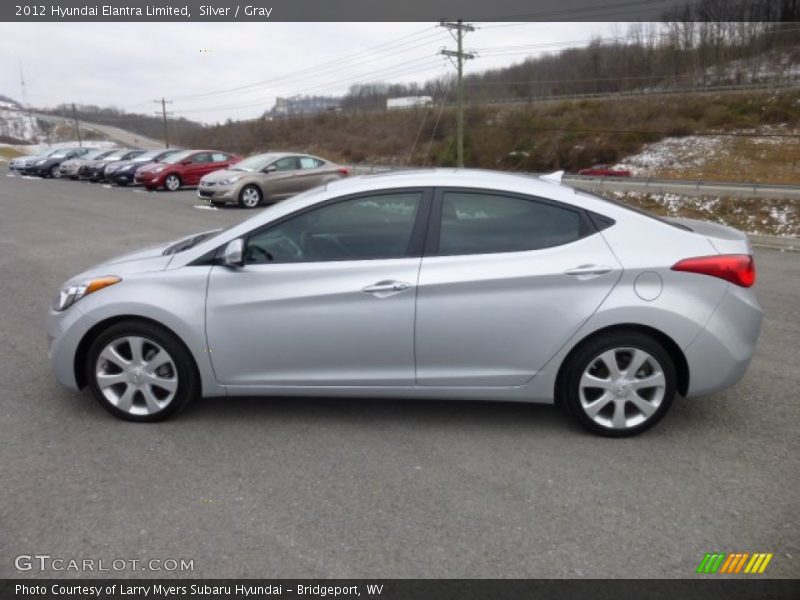 Silver / Gray 2012 Hyundai Elantra Limited