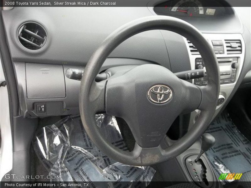 Silver Streak Mica / Dark Charcoal 2008 Toyota Yaris Sedan