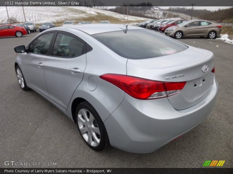 Silver / Gray 2012 Hyundai Elantra Limited