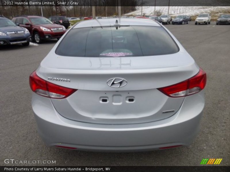 Silver / Gray 2012 Hyundai Elantra Limited