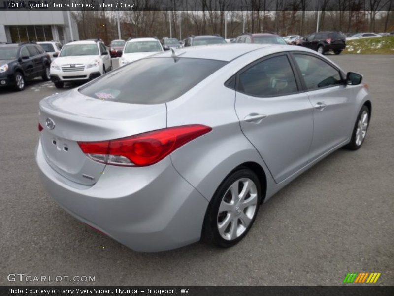 Silver / Gray 2012 Hyundai Elantra Limited