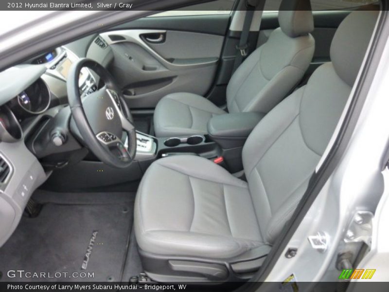 Silver / Gray 2012 Hyundai Elantra Limited