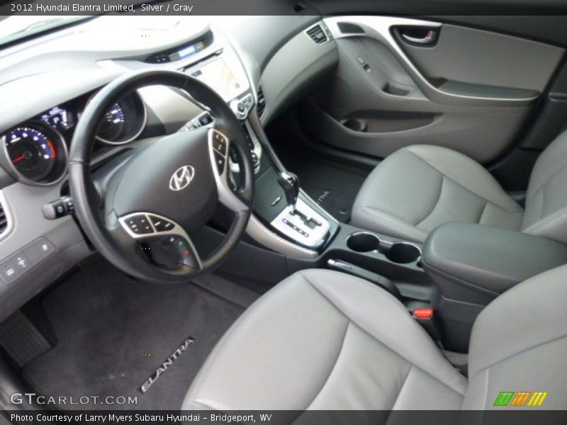 Silver / Gray 2012 Hyundai Elantra Limited