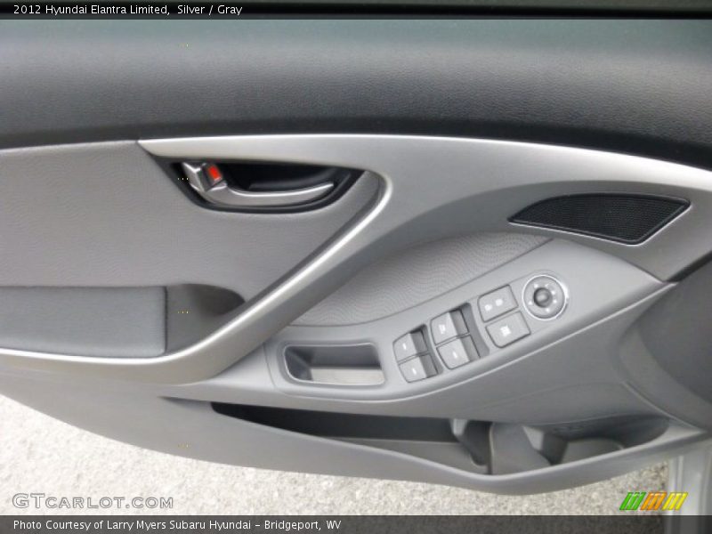 Silver / Gray 2012 Hyundai Elantra Limited