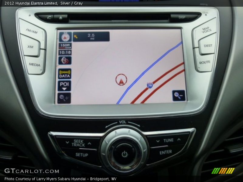 Silver / Gray 2012 Hyundai Elantra Limited