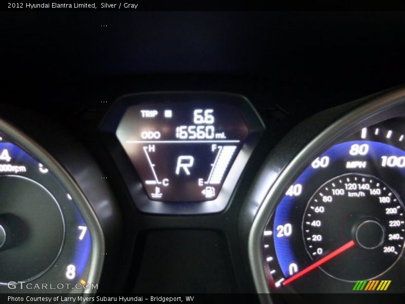 Silver / Gray 2012 Hyundai Elantra Limited