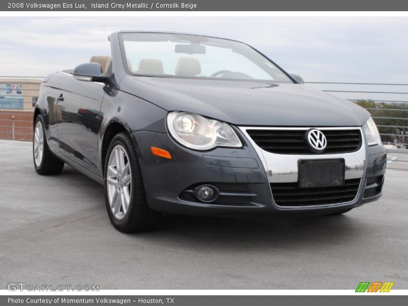 Island Grey Metallic / Cornsilk Beige 2008 Volkswagen Eos Lux