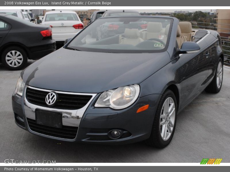 Island Grey Metallic / Cornsilk Beige 2008 Volkswagen Eos Lux
