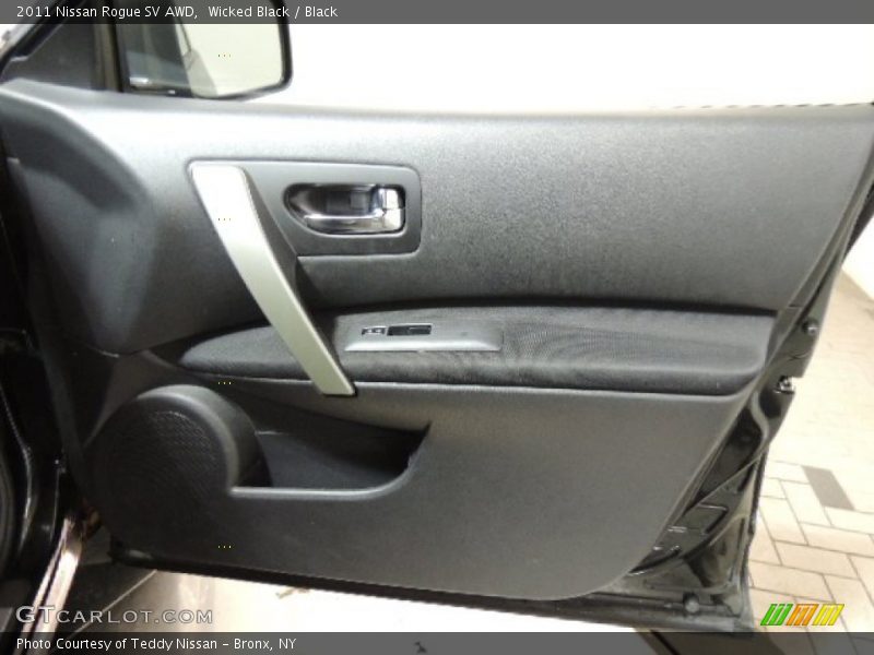Wicked Black / Black 2011 Nissan Rogue SV AWD