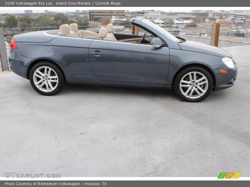 Island Grey Metallic / Cornsilk Beige 2008 Volkswagen Eos Lux