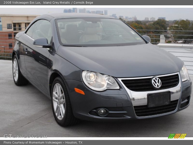 Island Grey Metallic / Cornsilk Beige 2008 Volkswagen Eos Lux