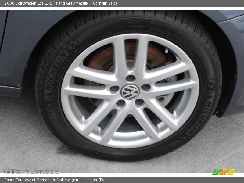 Island Grey Metallic / Cornsilk Beige 2008 Volkswagen Eos Lux