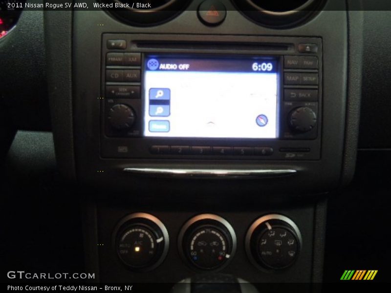 Wicked Black / Black 2011 Nissan Rogue SV AWD