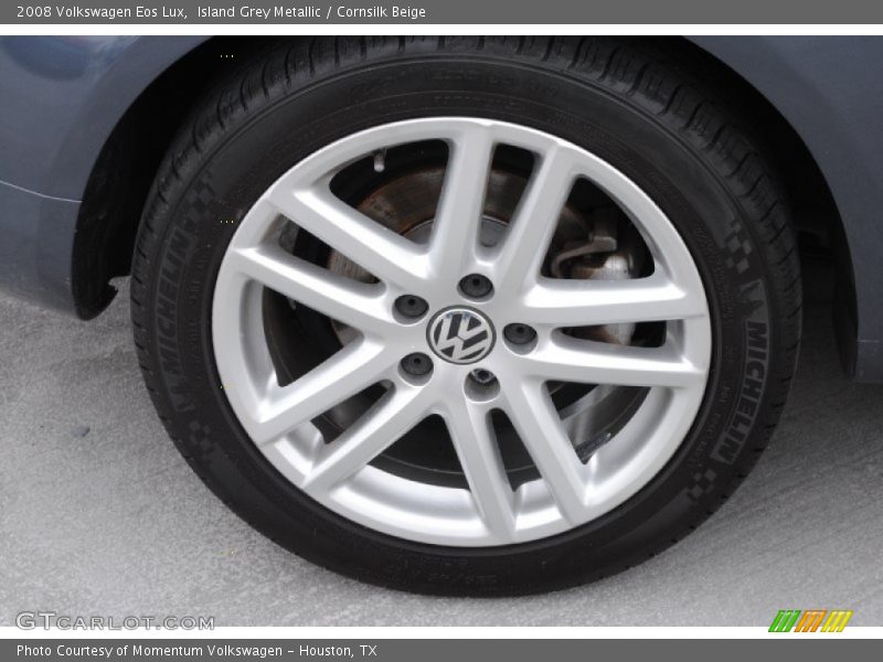 Island Grey Metallic / Cornsilk Beige 2008 Volkswagen Eos Lux