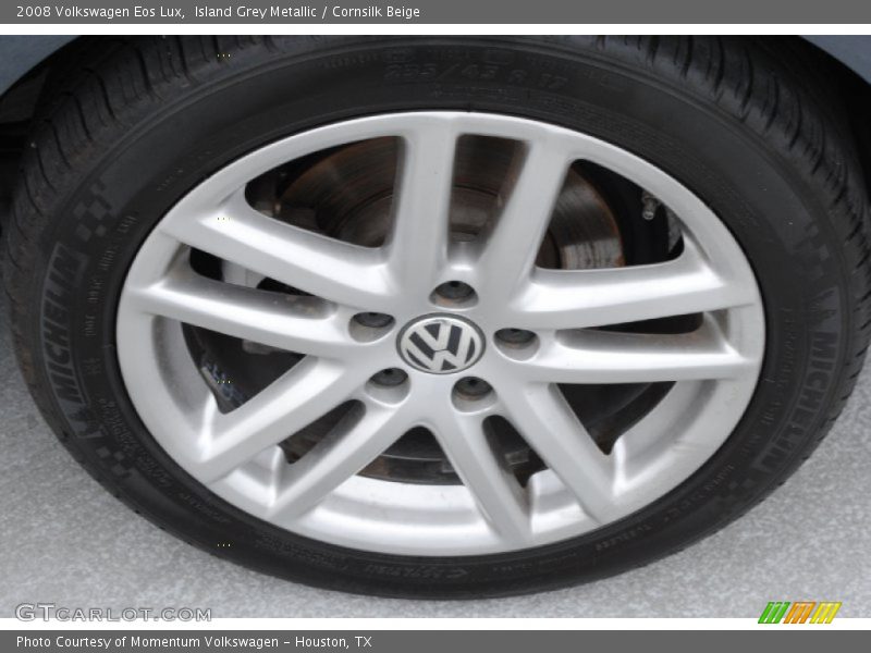 Island Grey Metallic / Cornsilk Beige 2008 Volkswagen Eos Lux