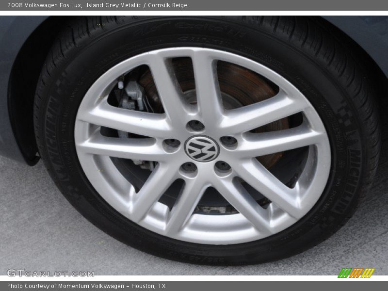 Island Grey Metallic / Cornsilk Beige 2008 Volkswagen Eos Lux