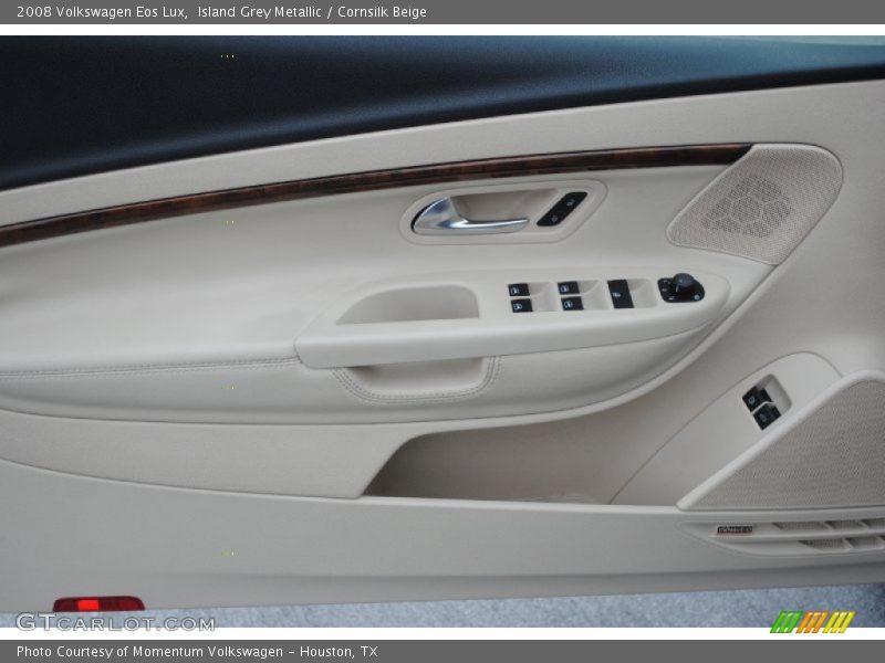 Island Grey Metallic / Cornsilk Beige 2008 Volkswagen Eos Lux