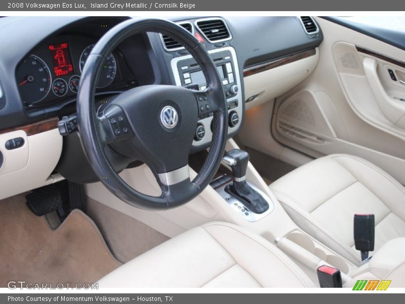 Island Grey Metallic / Cornsilk Beige 2008 Volkswagen Eos Lux
