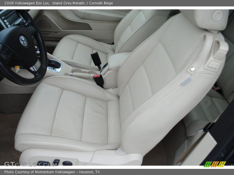 Island Grey Metallic / Cornsilk Beige 2008 Volkswagen Eos Lux