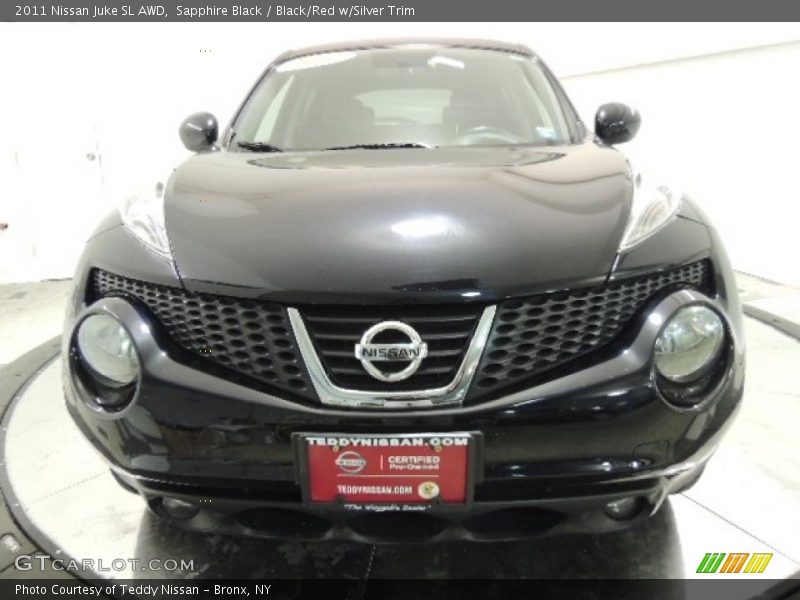 Sapphire Black / Black/Red w/Silver Trim 2011 Nissan Juke SL AWD