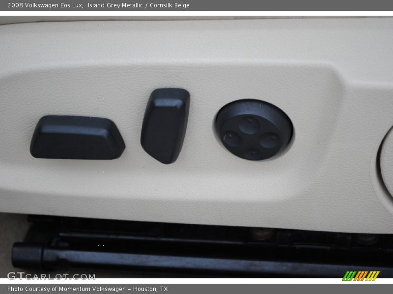 Island Grey Metallic / Cornsilk Beige 2008 Volkswagen Eos Lux