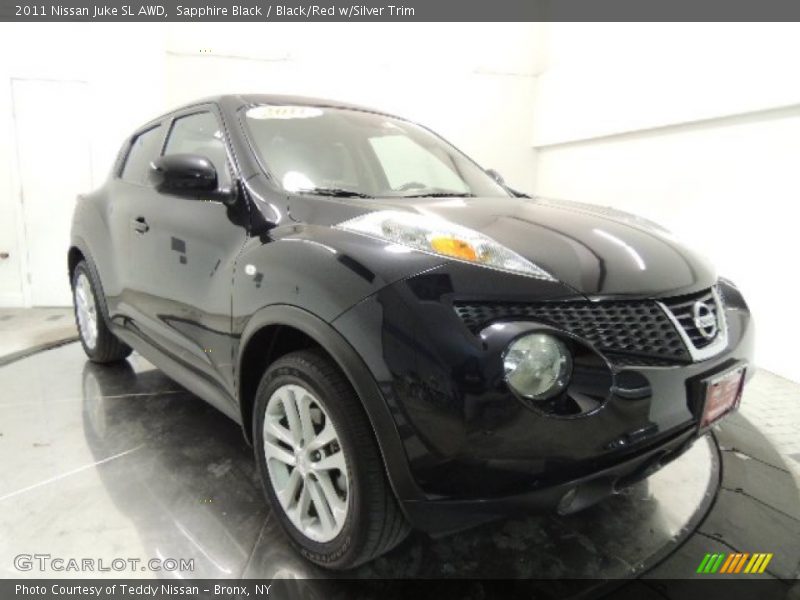 Sapphire Black / Black/Red w/Silver Trim 2011 Nissan Juke SL AWD