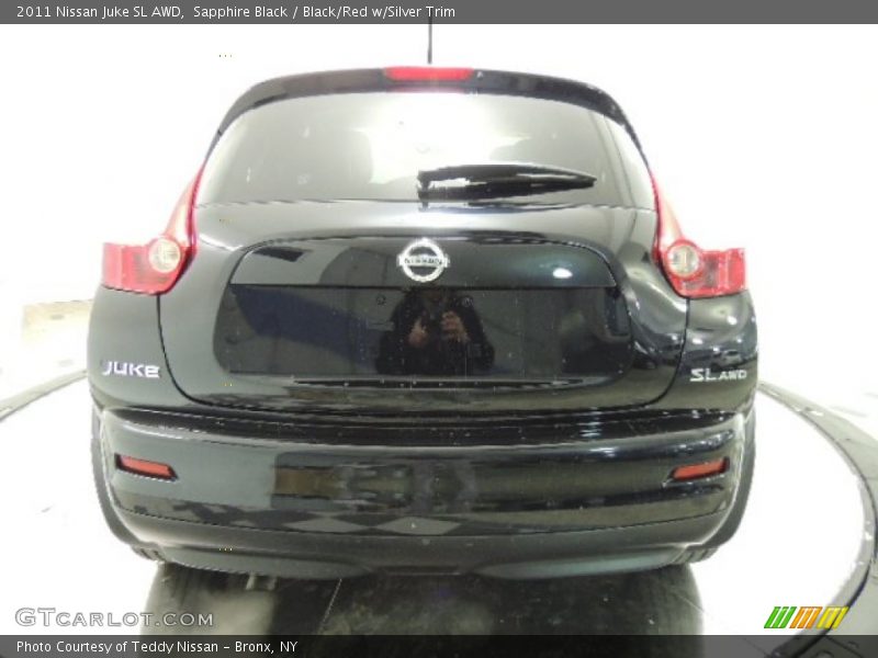 Sapphire Black / Black/Red w/Silver Trim 2011 Nissan Juke SL AWD